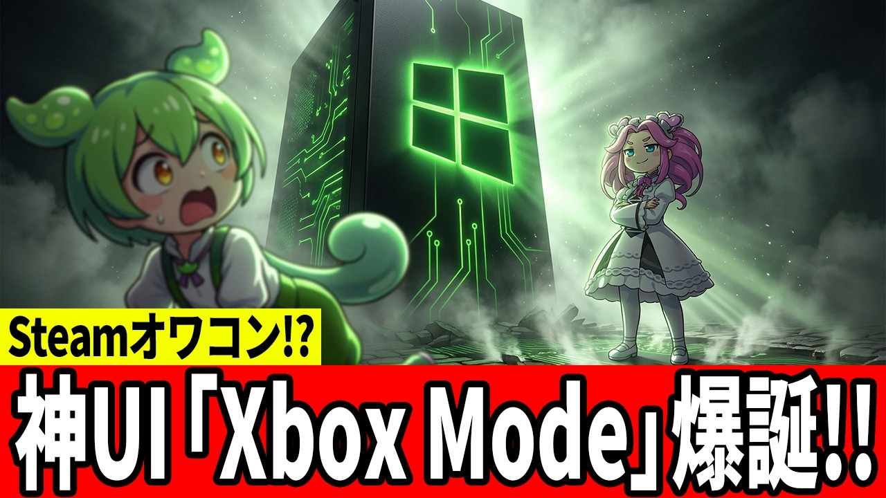 【Steam終焉？】Windows 11「Xbox Mode」実装！Big Pictureはお役御免になるのか【ずんだもん】