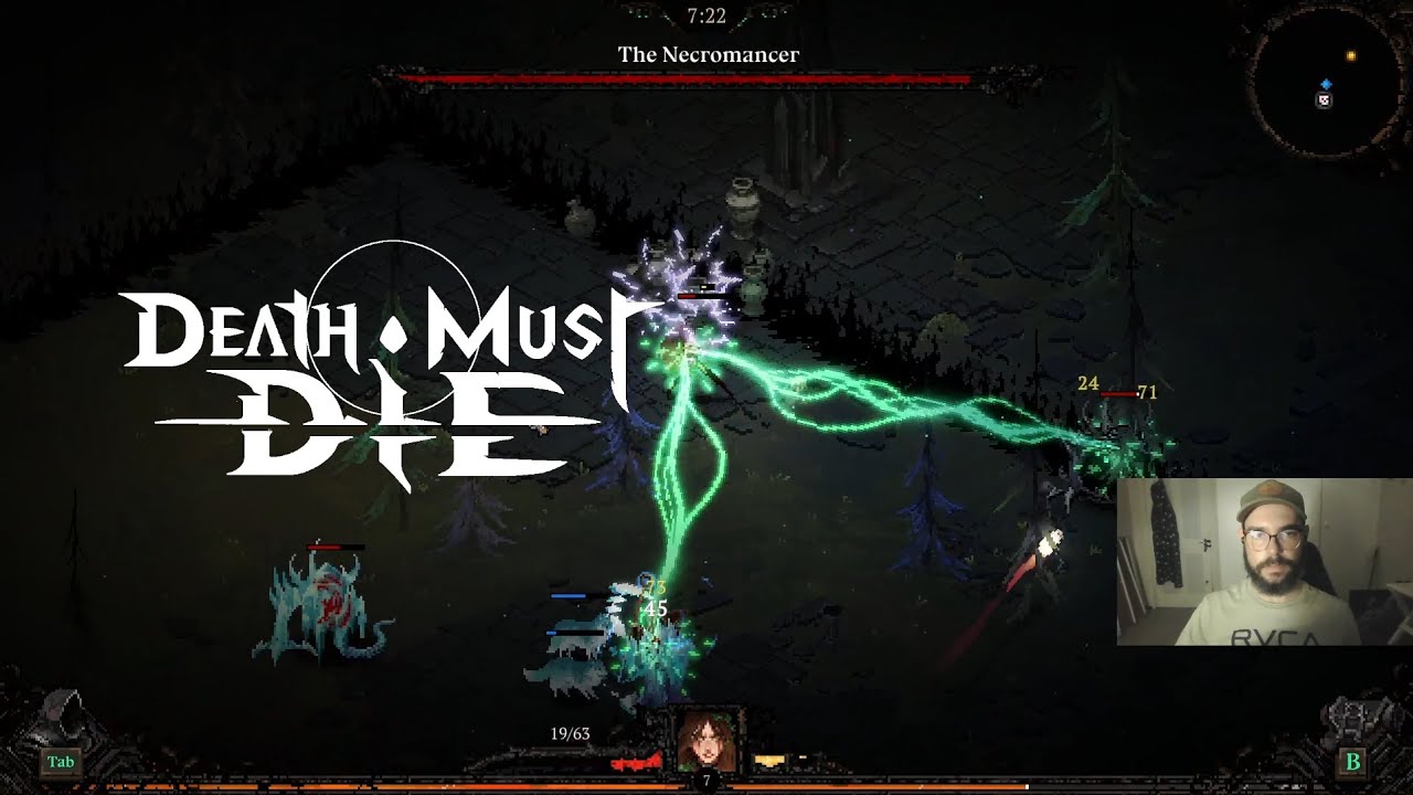 DEATH MUST DIE! Let's Play! #05  PLAYED THE DRUID AND REACHED THE FURTHEST IVE GOTTEN SO FAR!