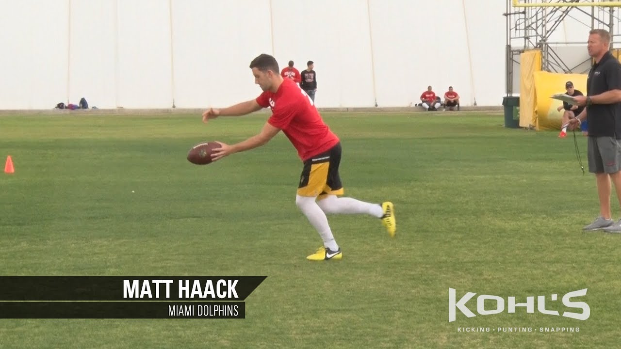 Miami Dolphins | NFL Punter Matt Haack | Kohl's Kicking Camps