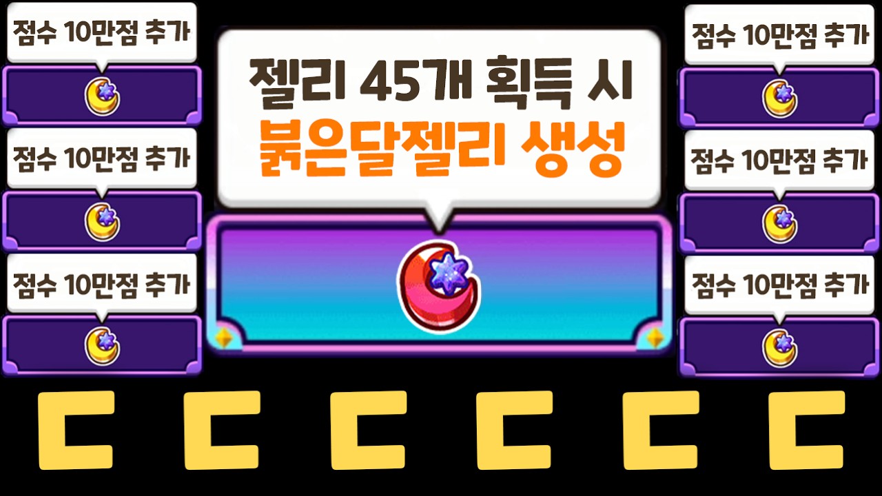 하늘이 점지해준 최강의 붉은달젤리 세팅을 완성했습니다 ㄷㄷㄷㄷ 랭킹권 도전!! 쿠키런 랜덤챌린지 마도시 시즌