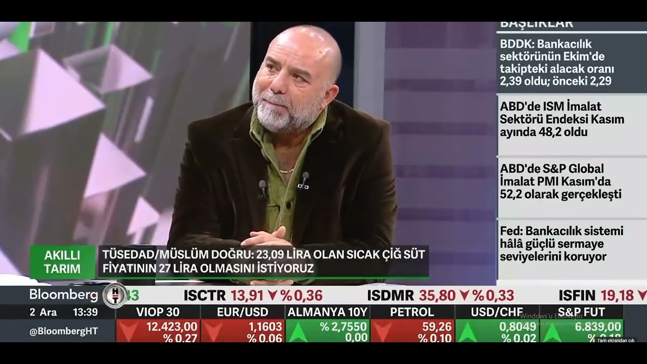 Başkanımız Müslüm Doğru, Bloomberg HT’de et ve süt sektörüne dair güncel gelişmeleri değerlendirdi.