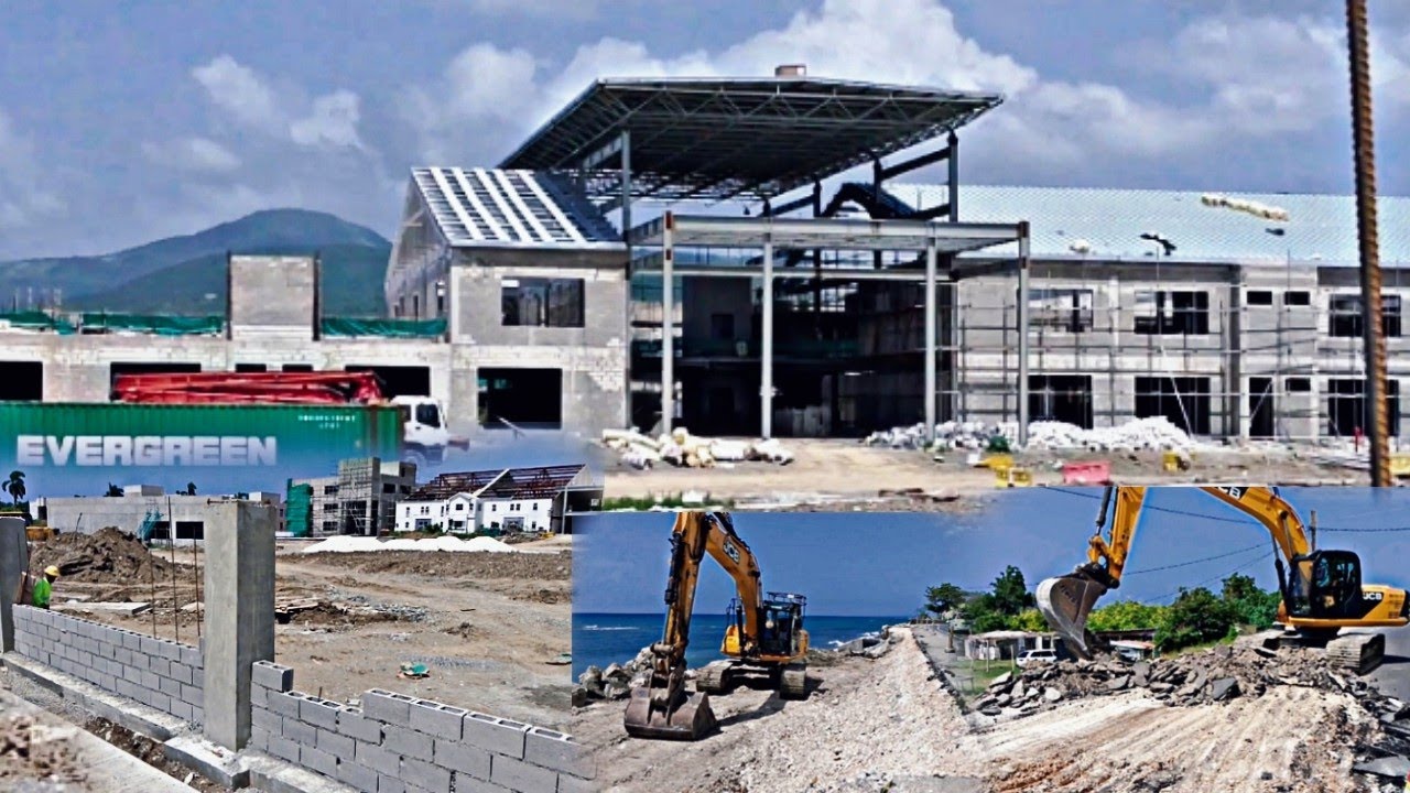 CHEC DOING REPAIR  WORK SECTION OF THE ROAD TO TOWN  / MORANT BAY URBAN CENTER UPDATE