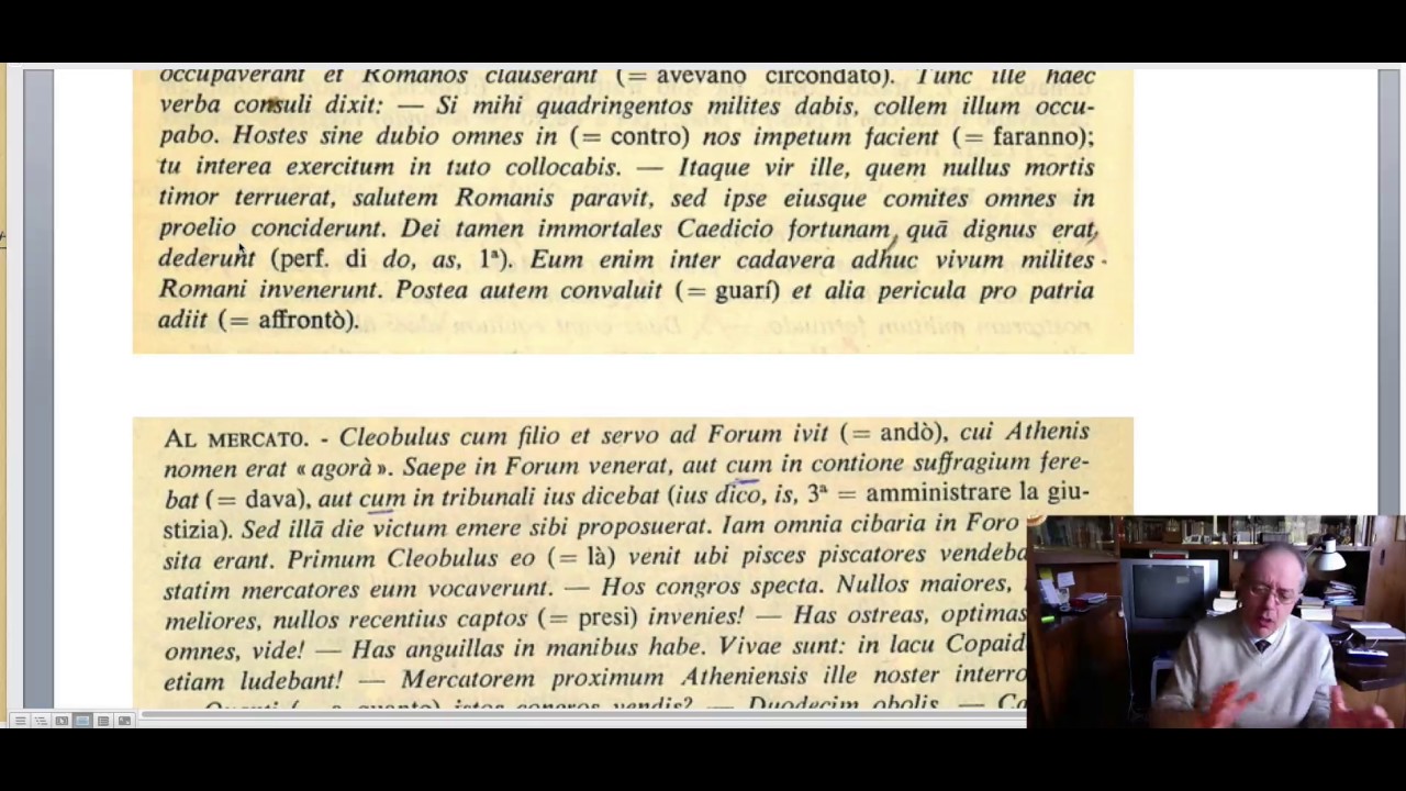 Latino da capo o da zero: Lectio XXVII. Sum, composti di sum e possum.