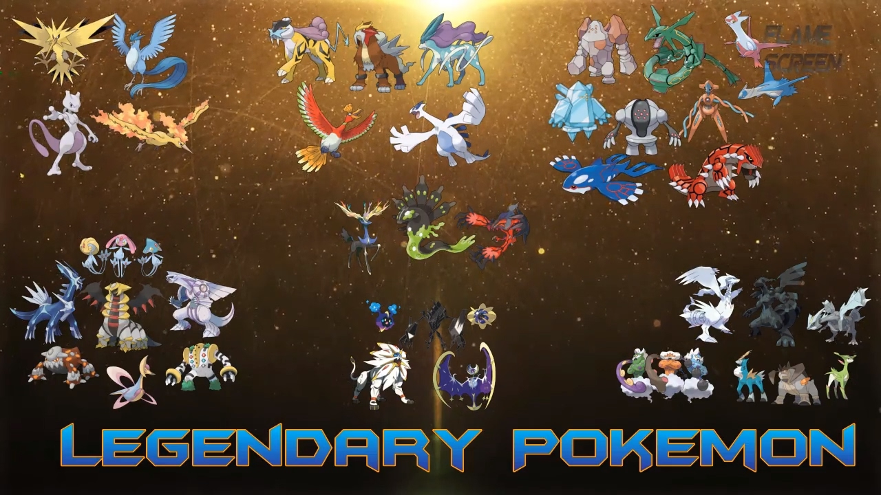 All Legendary Pokémon (Kanto - Alola)