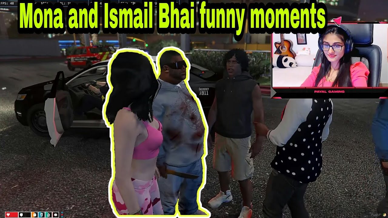 Mona and Ismail Bhai GTA 5 funny moments | Mona GTA 5 | GTA 5 highlights