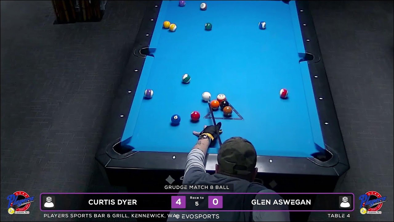 CURTIS DYER vs GLEN ASWEGAN - PLAYERS SPORTS BAR & GRILL - TABLE 4 | EvoSports