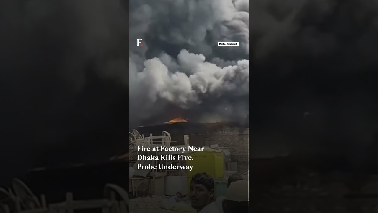 Factory Blaze Near Dhaka Kills Five as Firefighters Battle Hours-Long Inferno | N18G