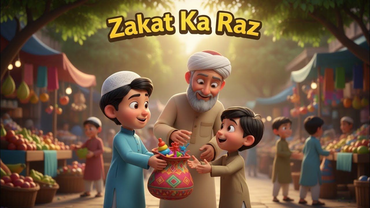 Zakat Ka Raaz | Heart Touching Islamic Kids Story in Urdu | Beautiful Moral Story for Children🥹