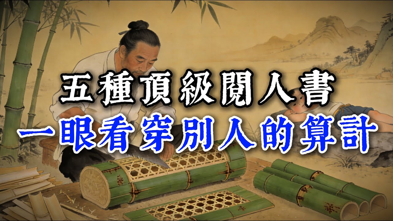 五種頂級閲人書，一眼看穿別人的算計#閲人智慧#强者思维 #情商 #认知觉醒 #社交技巧 #处世智慧 #人际关系