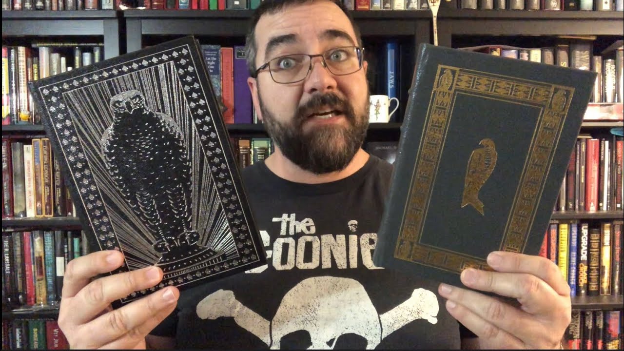 The Maltese Falcon Dashiell Hammett Comparing Folio Society Franklin & Easton Press Book Unboxing