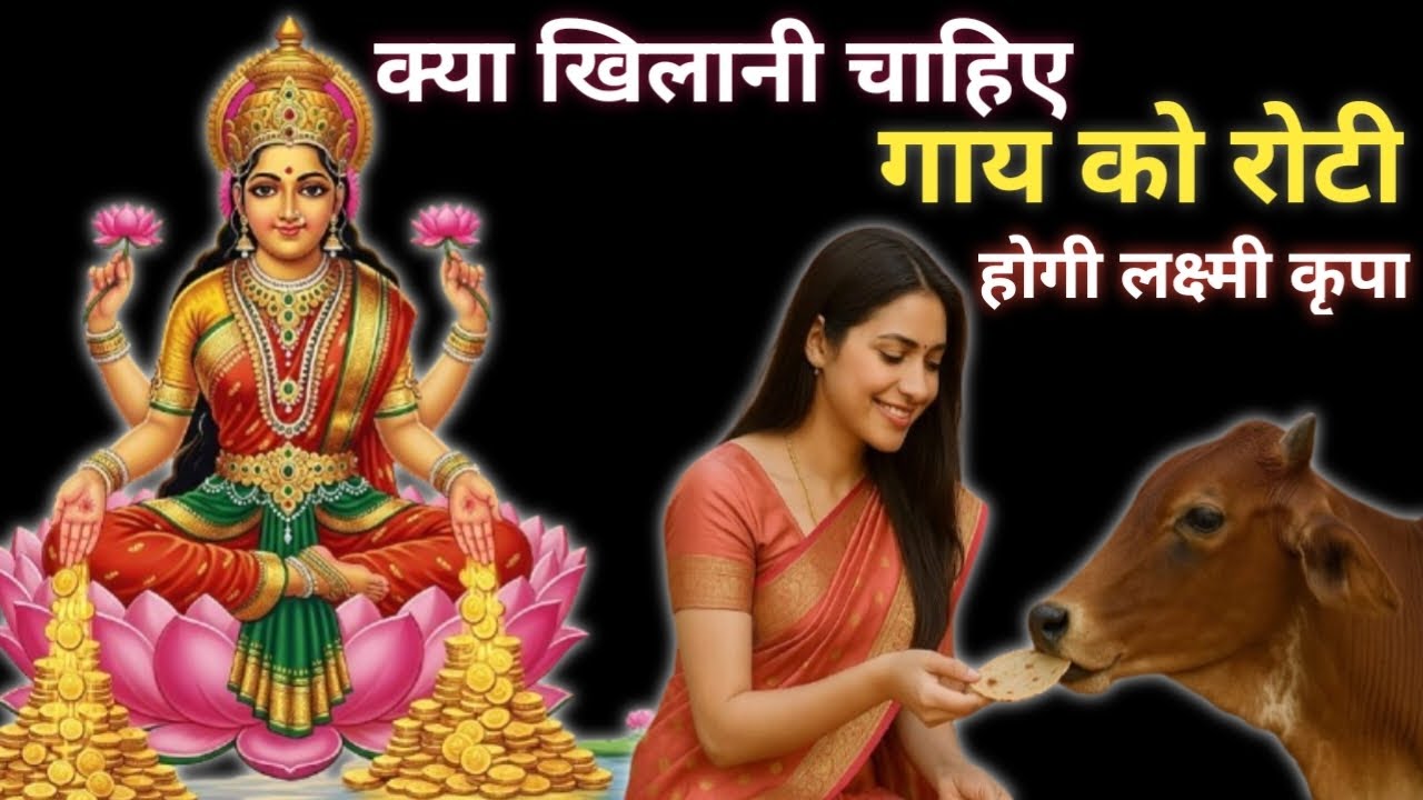 क्यों खिलानी चाहिए गाय को रोटी 😱 हो जाती है लक्ष्मी जी की कृपा 🙏 जरूरत है एक रोटी  गाय को ❤️