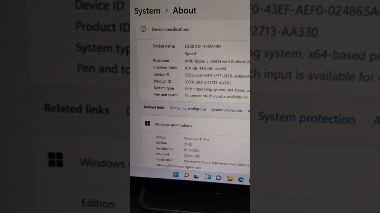Very First Run of Windows 11 on Trigkey Speed S3 Ryzen 5 3550H 16GB RAM 500 GB ROM Mini PC #short