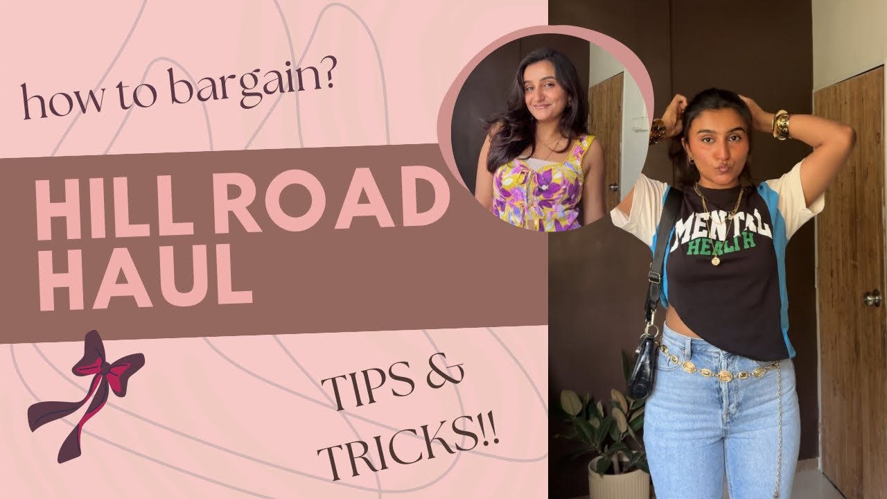 HILL ROAD HAUL!!! Bandra Street Shopping.