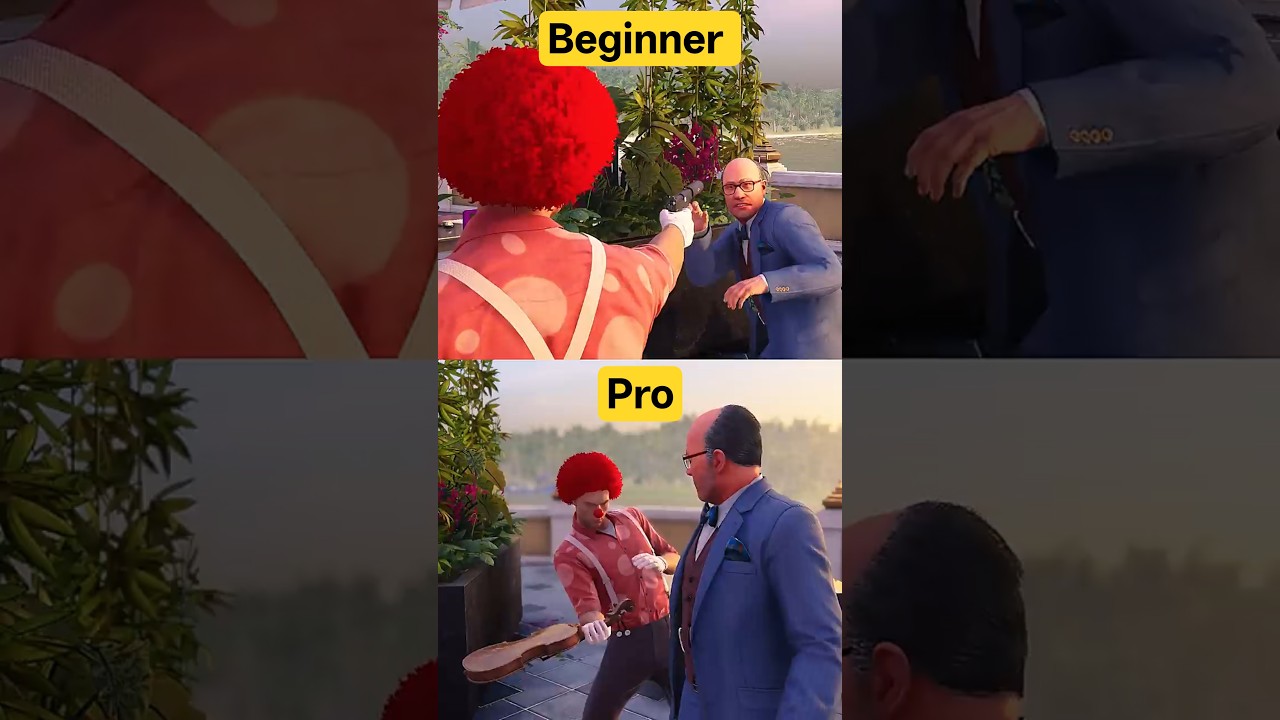 Beginner vs Pro in Hitman #hitman #stealth