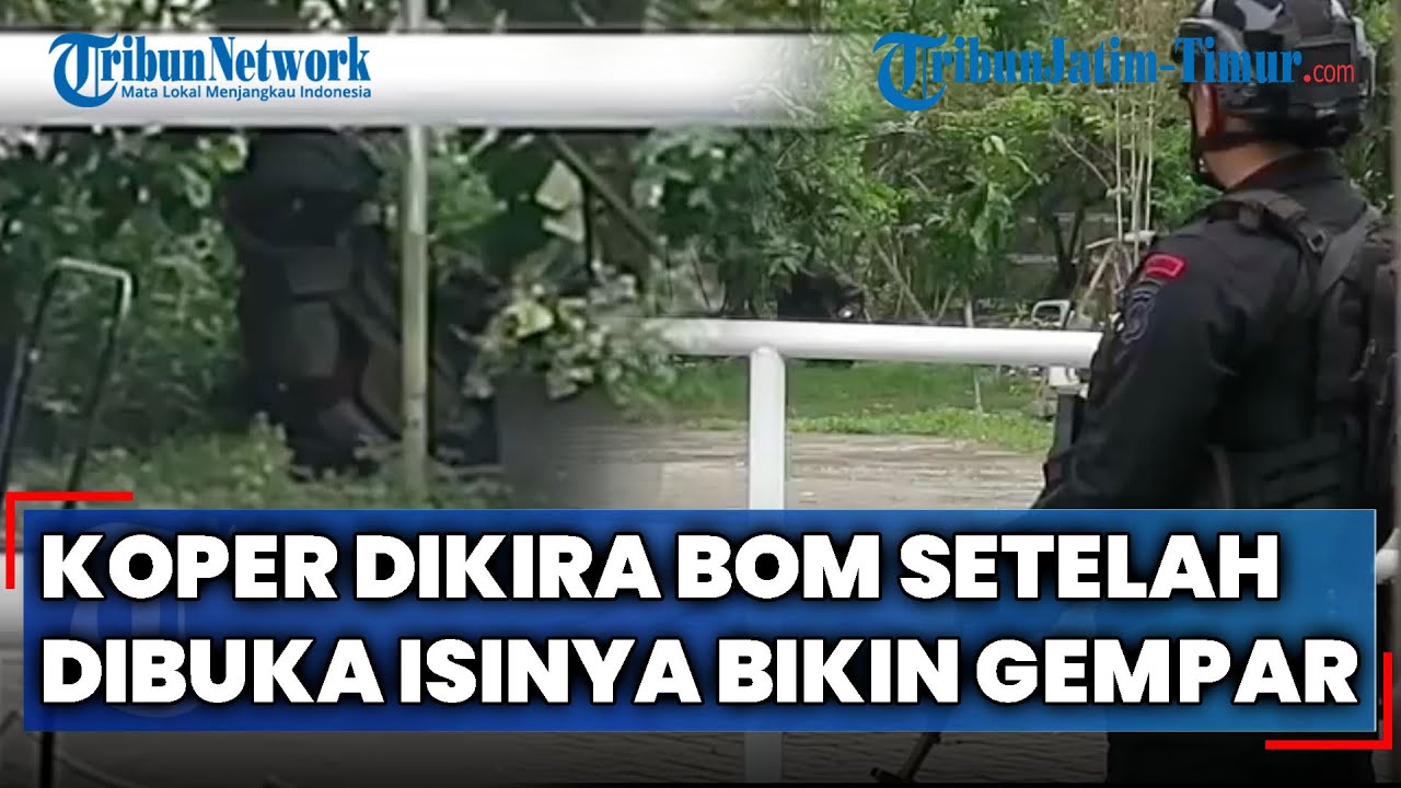 Koper Mencurigakan di Sebuah SPBU di Sidoarjo, Saat Dibuka Isinya Bikin Gempar