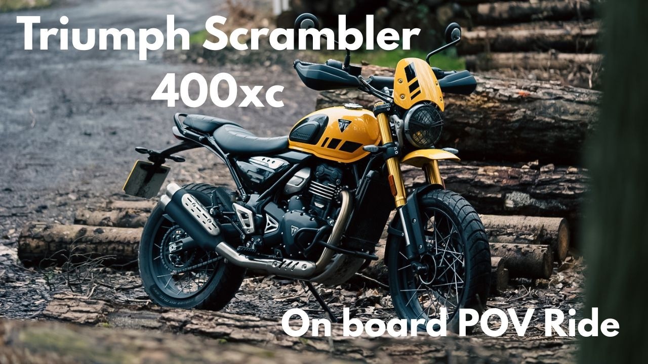 Triumph Scrambler 400xc Walkaround l POV Ride
