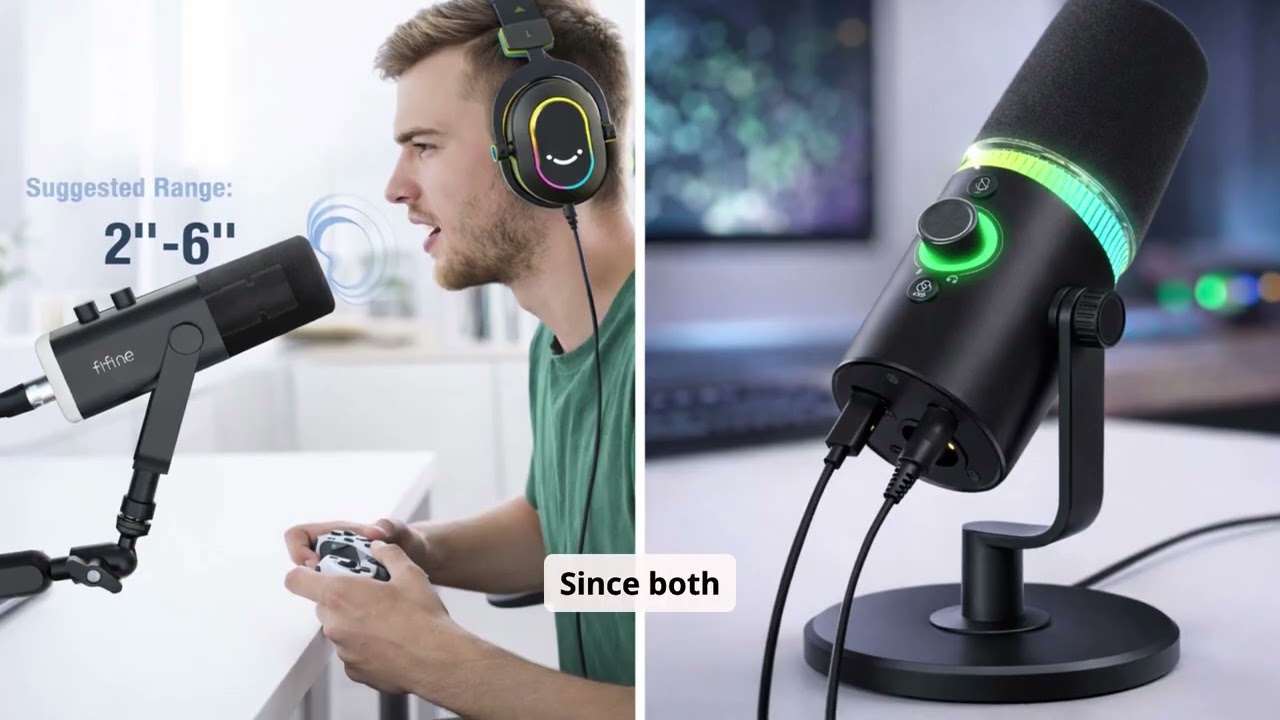 Best Dynamic Mic for YouTube & Streaming? USB/XLR Mic vs FIFINE AM8