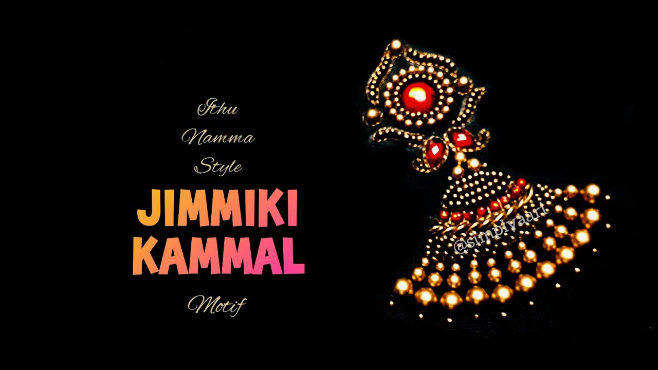 Aari Work Motif 4 | Classic & Elegant Jhumka Motif for Beginners
