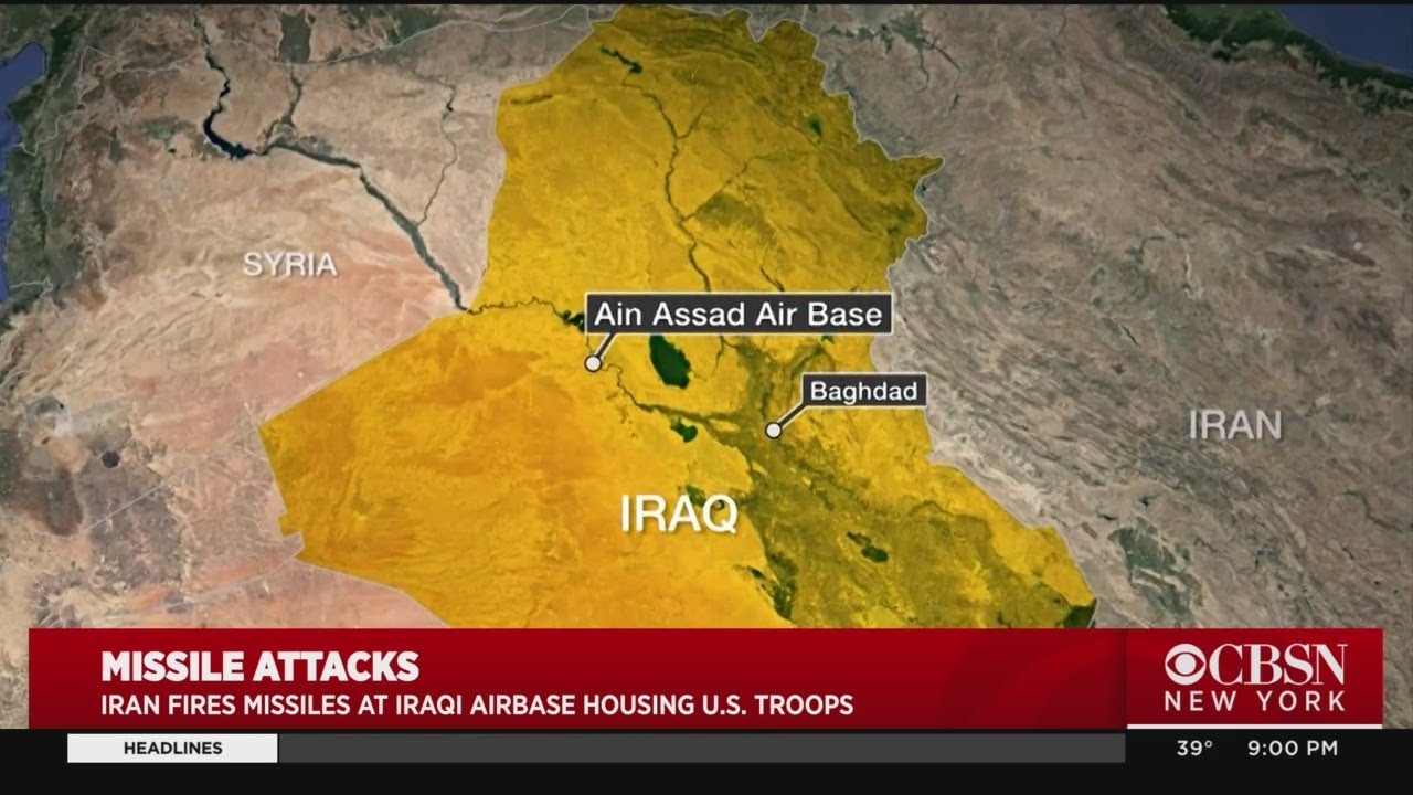 Iran Fires Missiles At Iraqi Air Base Housing U.S. Troops