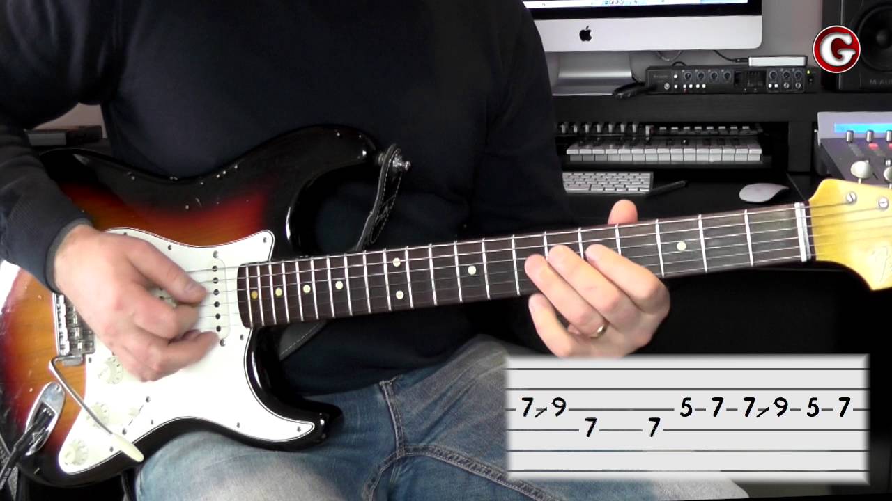 Example 3 - Easy guitar licks - A minor pentatonic lick -  - Guitar Couch Lessons