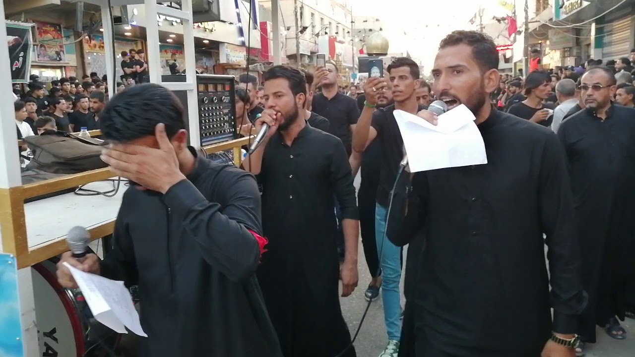 9 أيلول، 2019 موكب سفير الحسين عليه السلام قلعة سكر الرادود ملا عقيل القلعاوي وملا علاء ناصر القلعاو