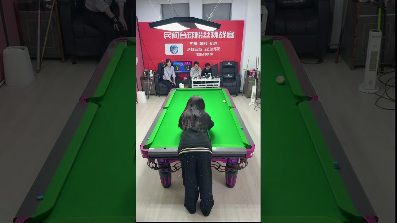 🔴 LIVE：🔥沉浸式看球！美女台球实时对决 🔥Live Fancy Billiards: Watch This Beauty Master the Table