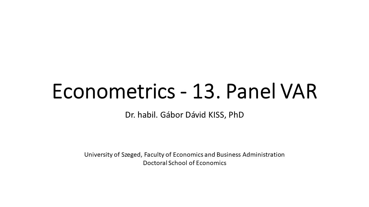 How to Panel VAR? (with Eviews)