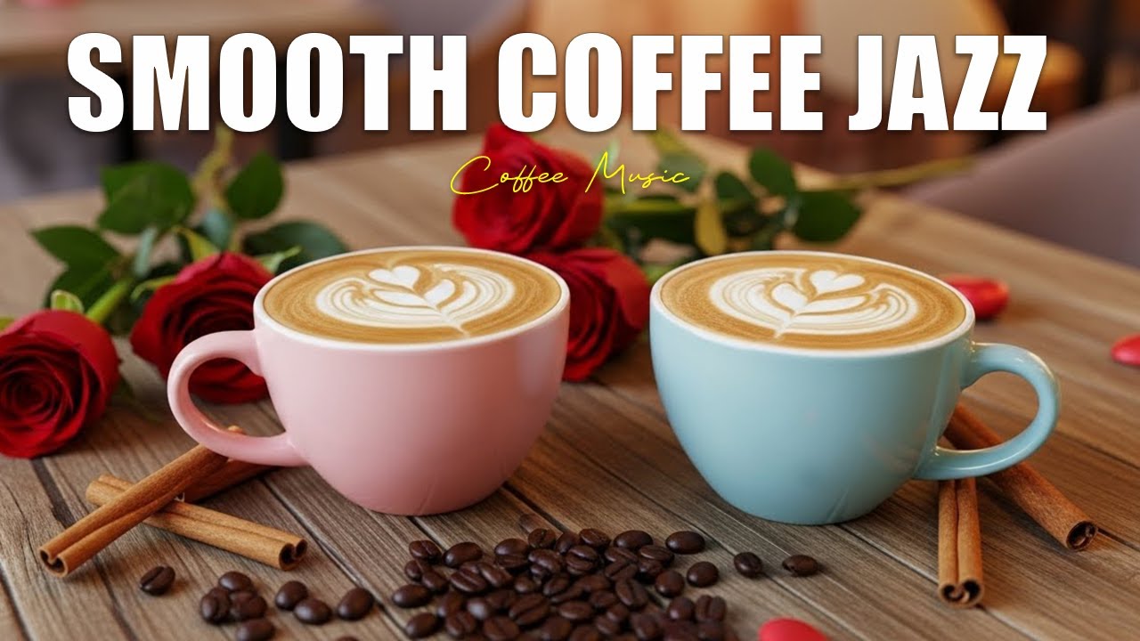 Smooth Jazz Music ☕ Positive Bossa Nova & Cozy Coffee Ambience for Happy Mood & Focus