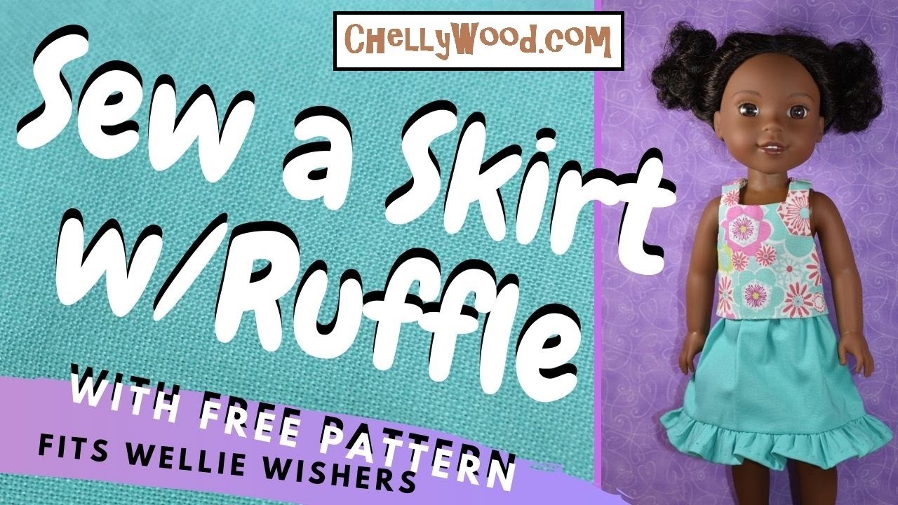 How to Make a Skirt With a Ruffle for 14