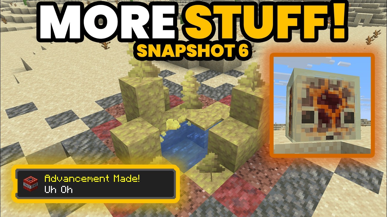 НОВЫЕ ИСТОЧНИКИ, ВАРИАНТЫ СЕРНЫХ КУБОВ И МНОГОЕ ДРУГОЕ! Minecraft Chaos Cubed 26.2 Snapshot 6!