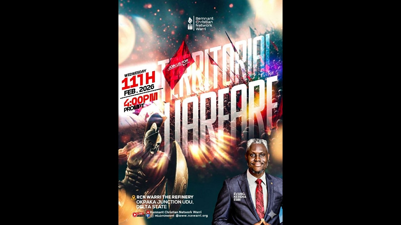 WEDNESDAY PRAYERS || TERRITORIAL WARFARE || EVANG. KESIENA ESIRI