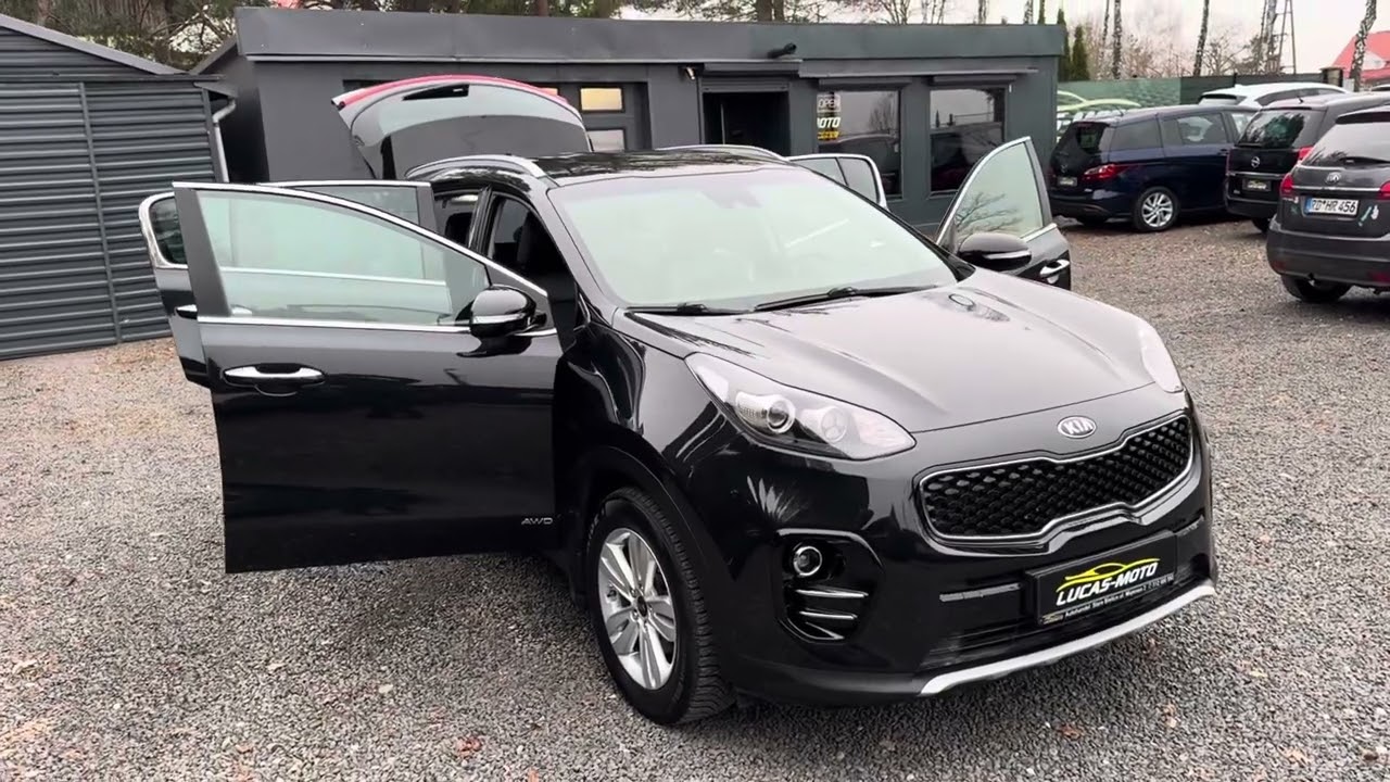 Kia Sportage • 2017 rok • 1.6 benzyna • 177 KM • ‼️Automat ‼️ 4x4 