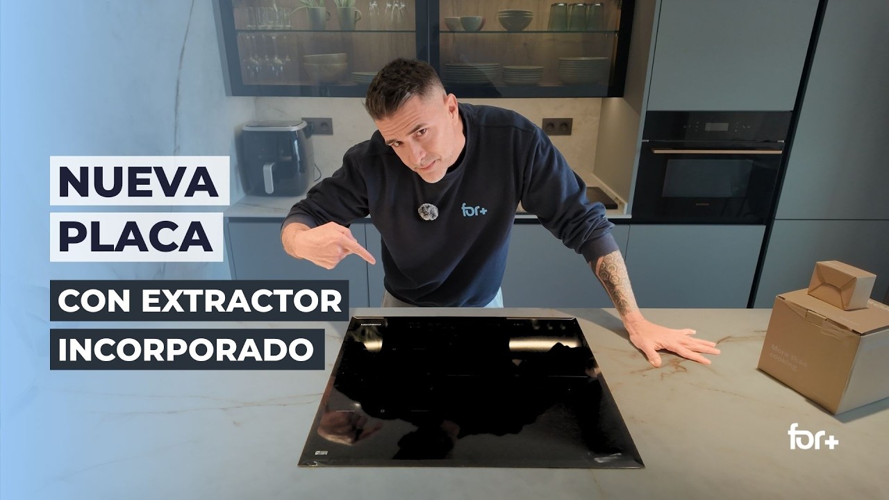 Placa con campana incorporada BORA: instalación paso a paso y comparativa real con campana de techo