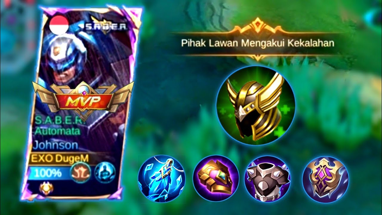 BUILD JOHNSON TERKUAT 2025‼️ITEM JOHNSON BUAT MUSUH KENA MENTAL - Mobile Legends