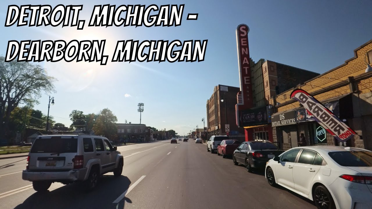 Drive Michigan: Detroit to Dearborn! No talking drive on Michigan highways.