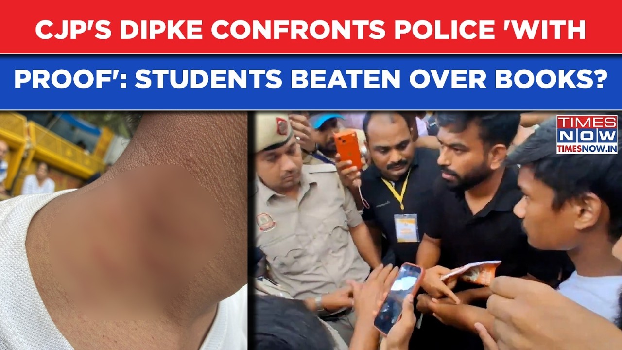Cockroach Janta Party Confronts Police: Watch Abhijeet Dipke's 'Proof'| Students Beaten Over Books?