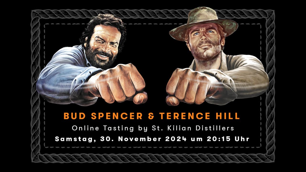 Bud Spencer & Terence Hill Online Tasting by St. Kilian Distillers am 30.11.2024