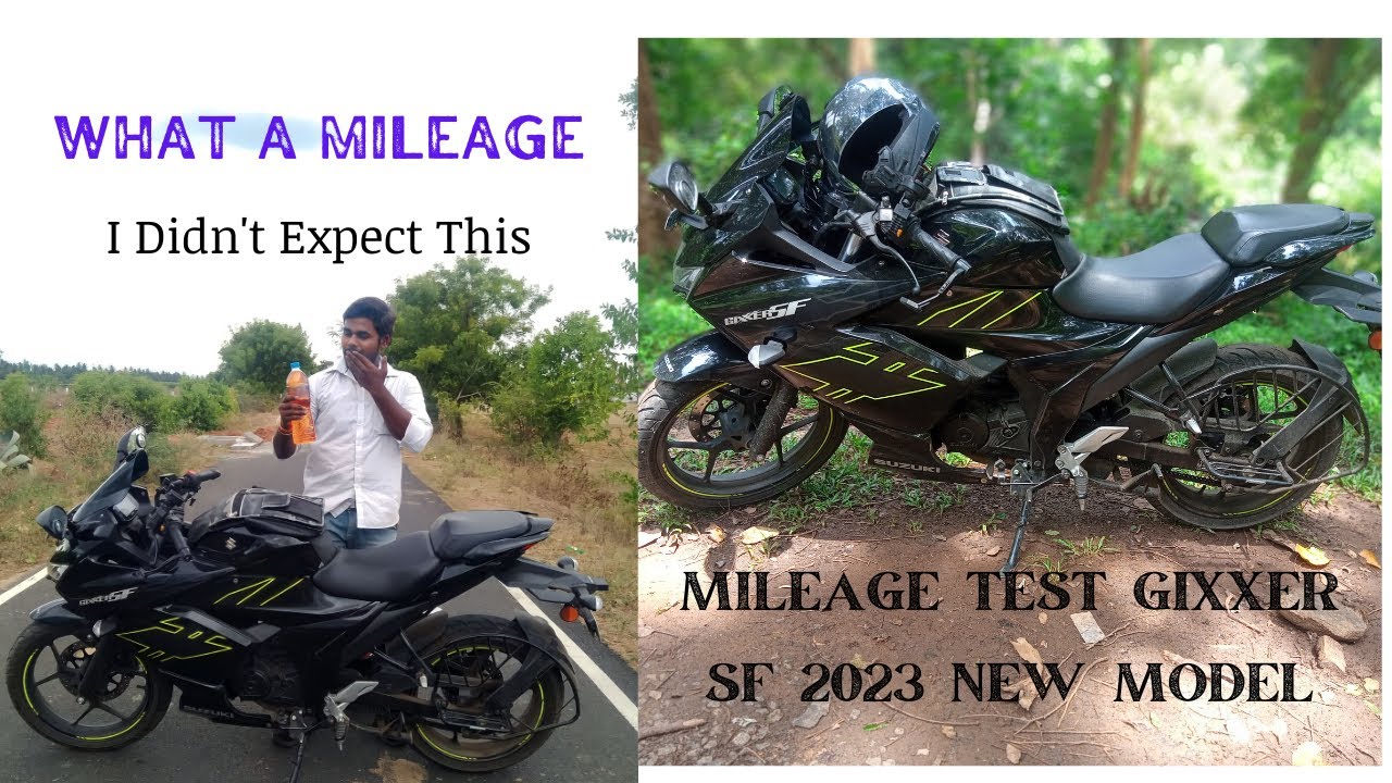 Suzuki Gixxer SF 155 2023 New Model Mileage Test . I Shocked 😲😲😲