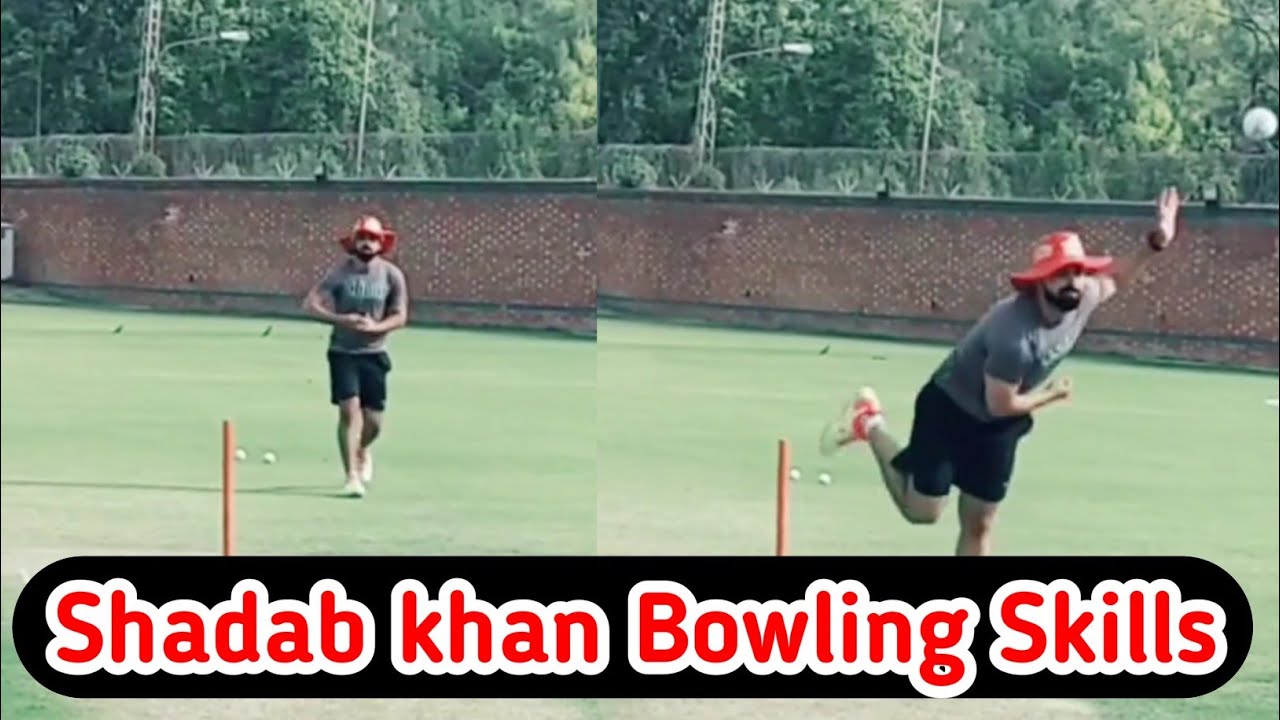 Shadab khan Bowling at net's 2022 | Shadab khan Bowling skills | Shadab khan Leg spin bowling |