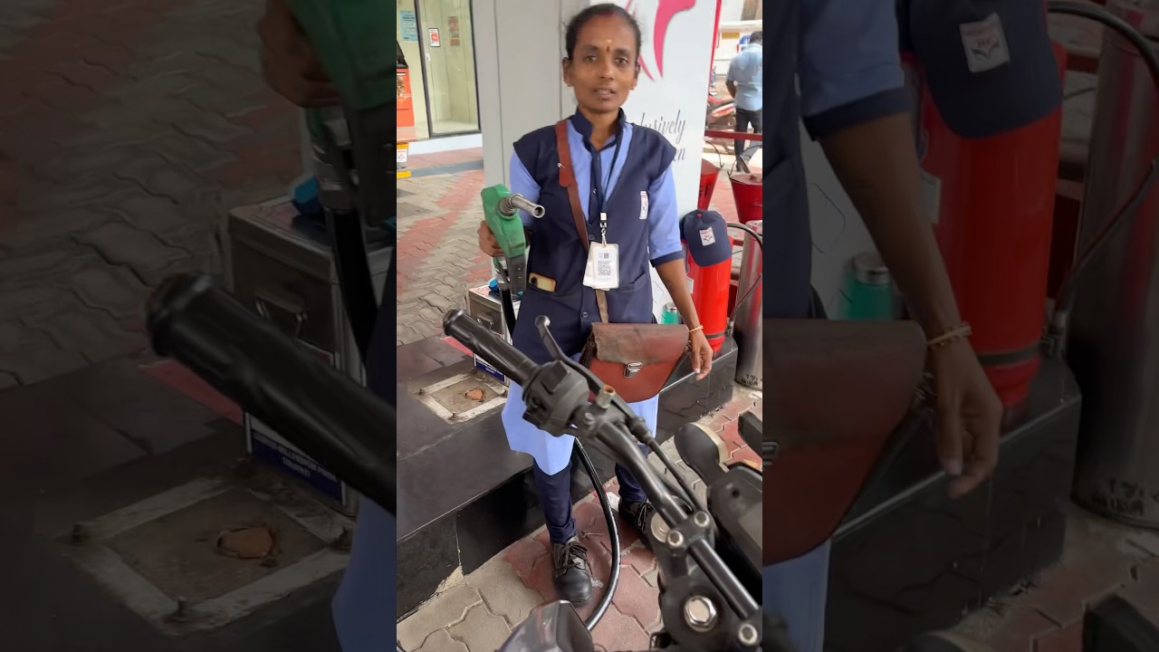 Petrol bunk prank on sister 