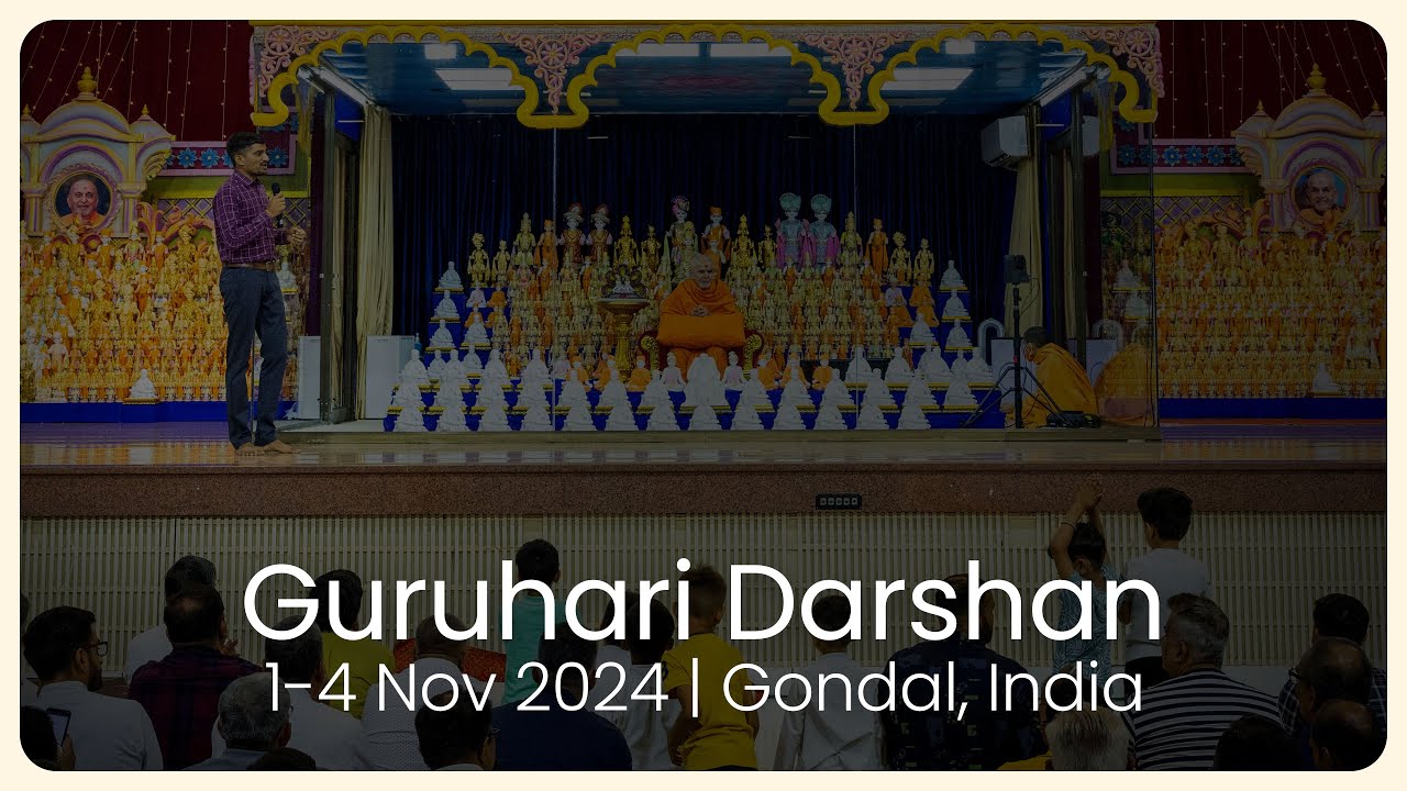 Guruhari Darshan, 1-4 Nov 2024, Gondal, India