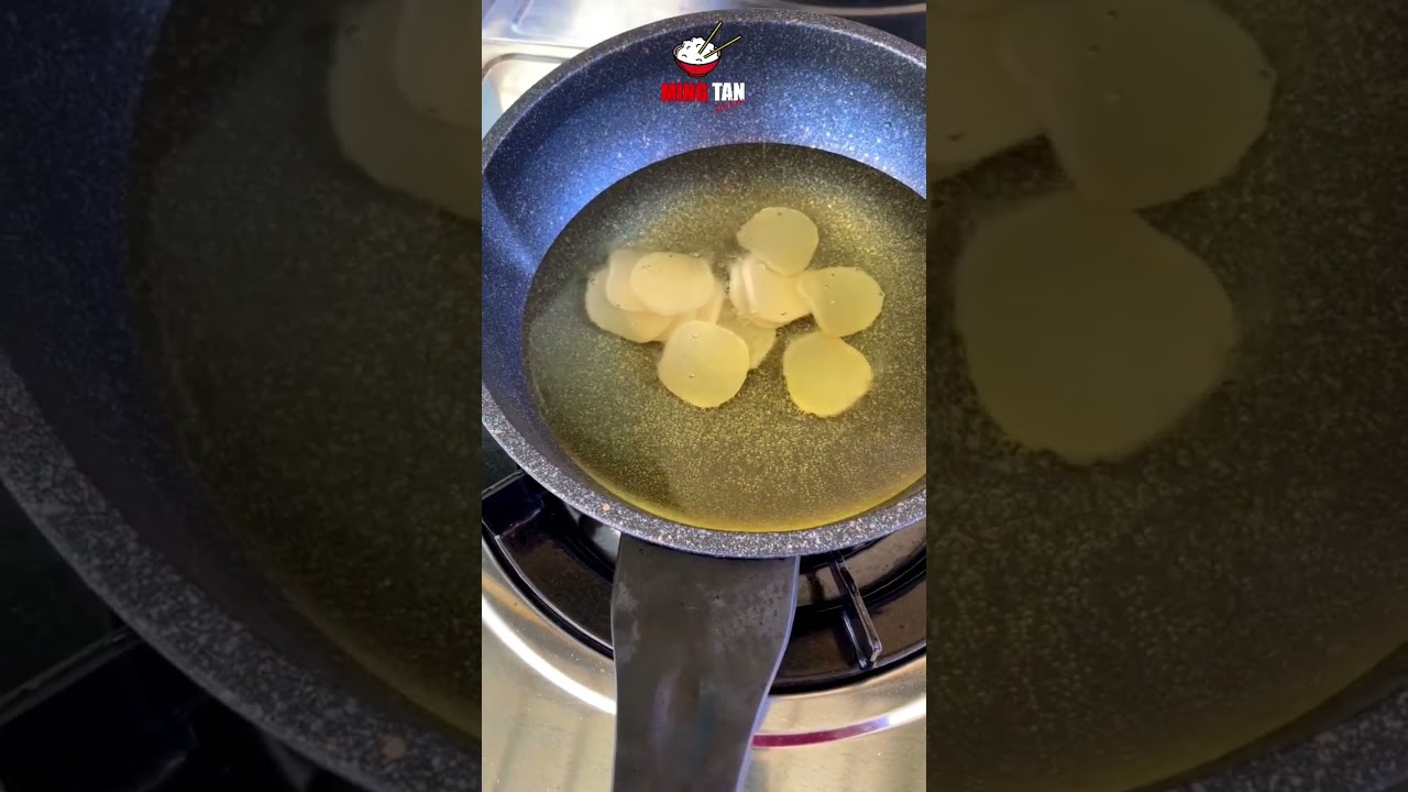 Frying Best Snack in the world Prawn Crackers #instagram #trending #youtubeshorts #shorts #asmr