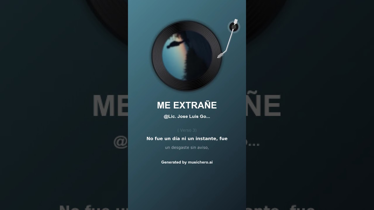 ME EXTRAÑE