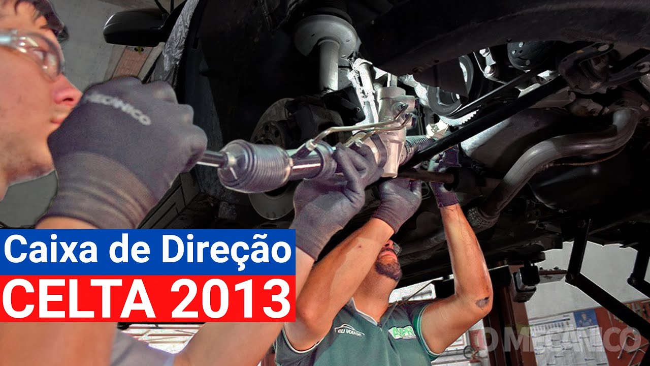 Como trocar a caixa de direção e bomba hidráulica do Chevrolet Celta