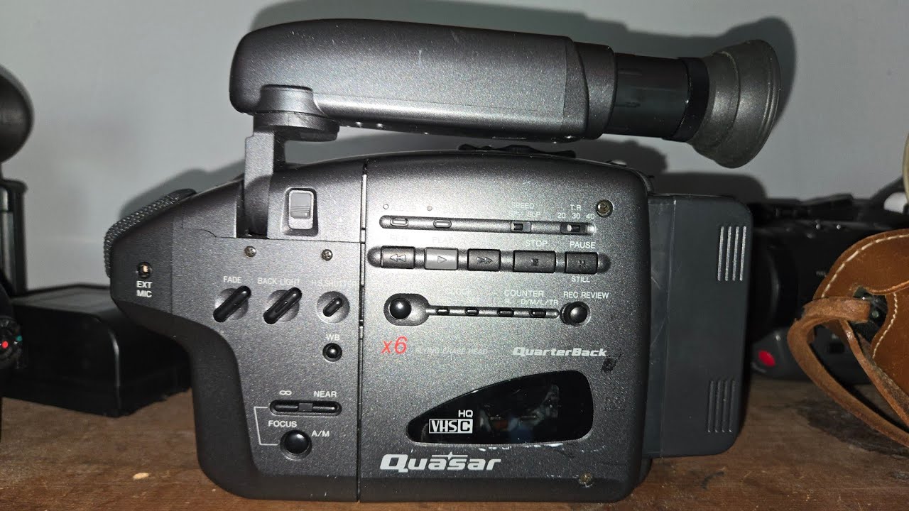 Quasar VM510 VHS-C Camcorder Test footage
