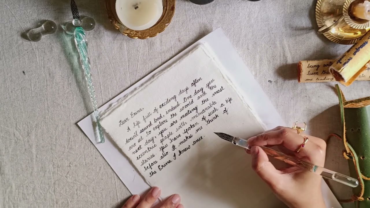 fictional letter writing | no music, no sound | Erina (#1)