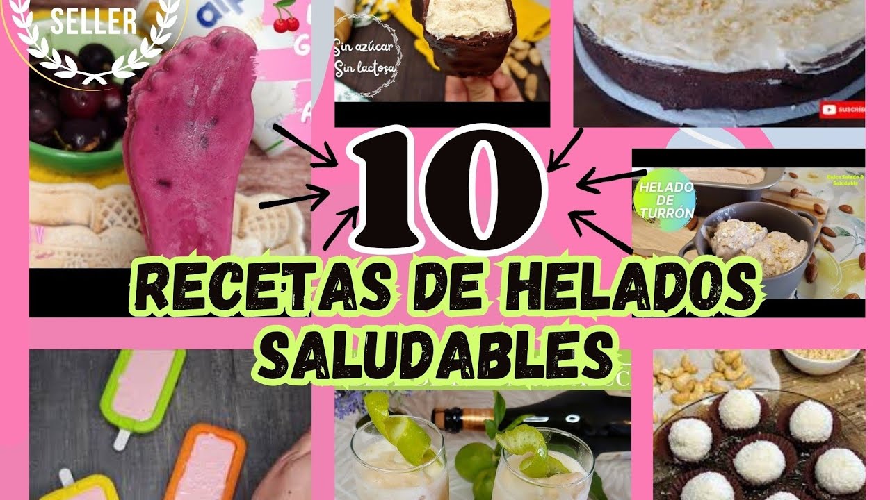 LAS MEJORES RECETAS de HELADOS SALUDABLES 🍦2024