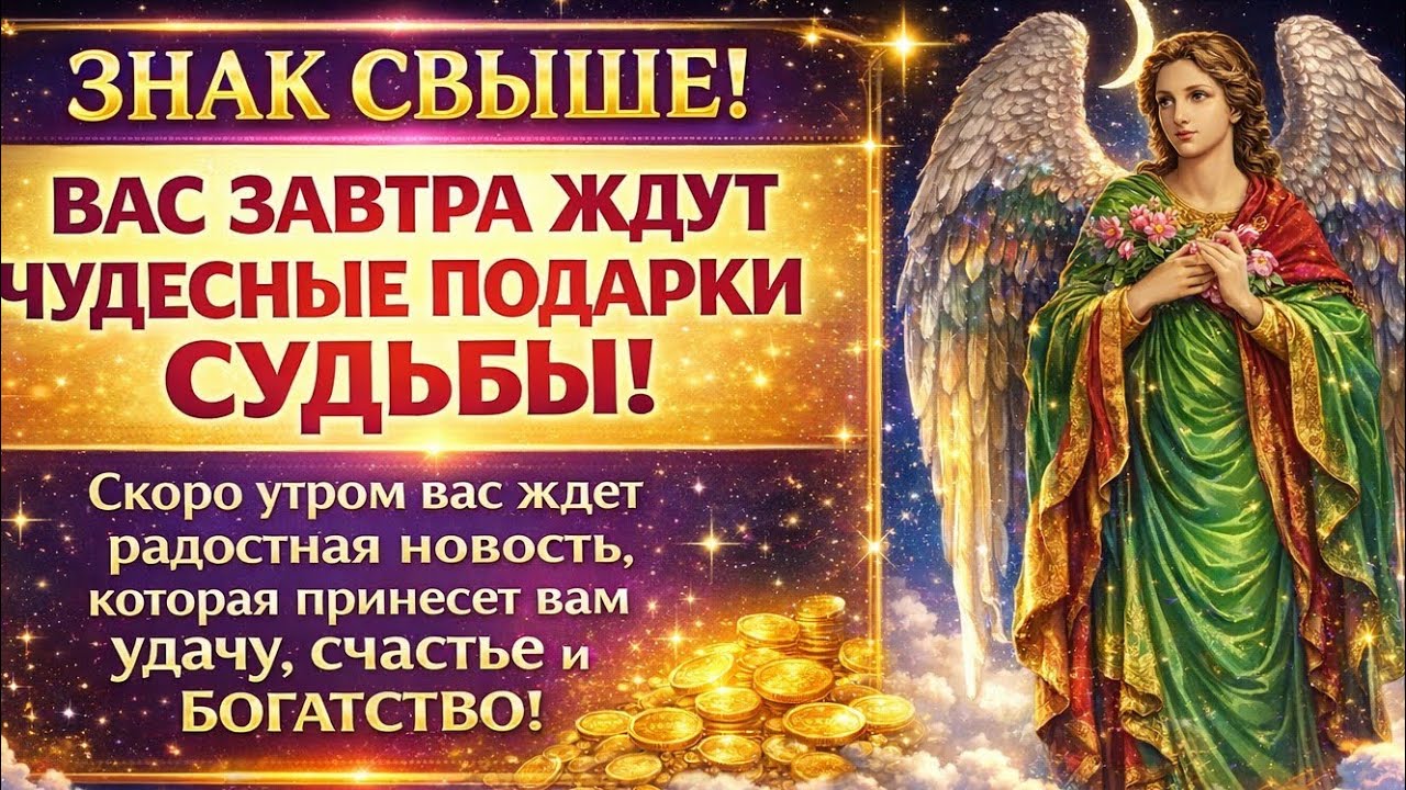 ⚠️ ЗНАК СВЫШЕ! Завтра утром вы услышите новость, которая изменит ваш путь