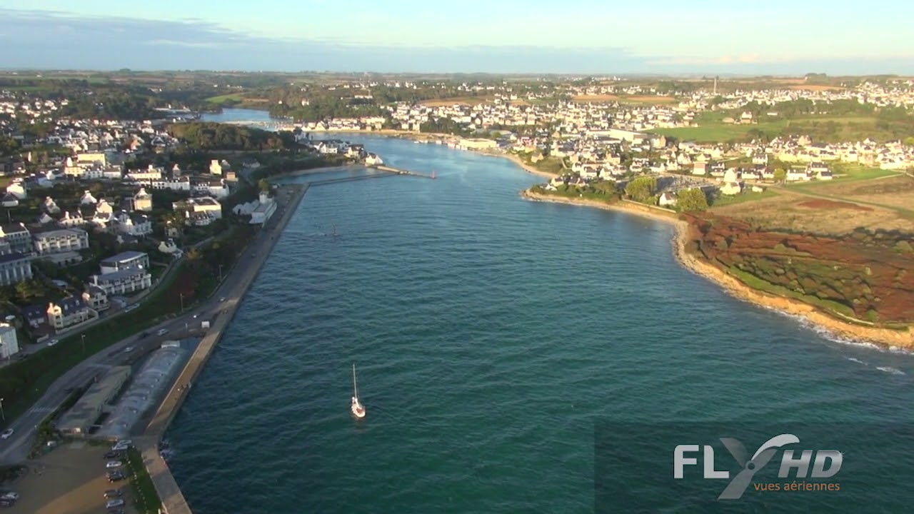 Vidéo aérienne de Audierne filmé par un drone