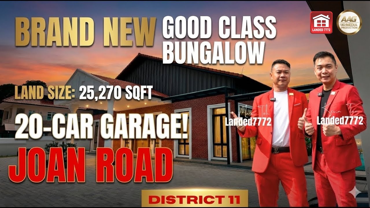 Brand New Good Class Bungalow For Sale | Landed Property Home Tour